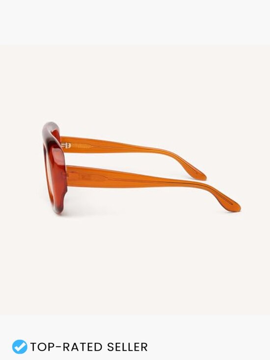 Chunky Aviator Sunglasses Oversized Acetate Retro Shield Style main image 4